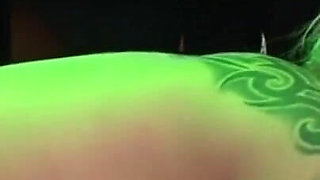 Humiliating dildo penetrated in pussy in ass
