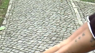 Sexy MILF picked up and banged hard in the car from her fucker