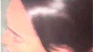 Stunning model surrenders to creamy passion with oral charm