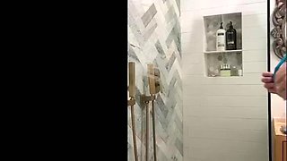 Hot Steamy Shower: Blowjob, Big Tits  Amateur Porn