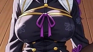 Shinobu, 18 Years Old, Opening Her Hairy Pussy and Squeezing