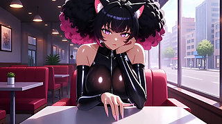 Pussygirl Wants Love and Sex. Hentai Anime Cartoon. Ai Animation