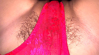 Nothing but fetish!!! A wet, dripping, hairy cunt, wet dirty panties, and loud shaking orgasm. (Female POV)