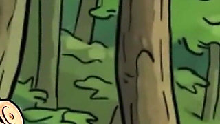 Big Boobs and Big Dick Funking Cartoon Video in Jungle Sex