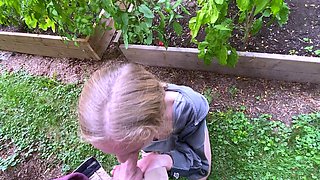 Amateur Blonde Blowjob CIM