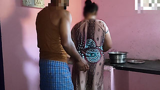 Stepaunty was working in the kitchen when I had sex with her