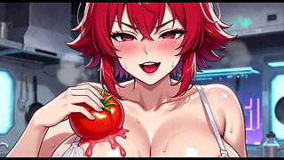 Funny Jokes and Boobs in Kitchen, Ai Animation