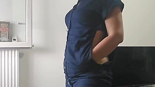 Striptease of a MILF Slut