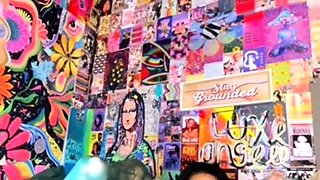 Amateur blonde tattooed babe toying her big cunt