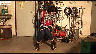 Steffi Chair-tied Ballgagged
