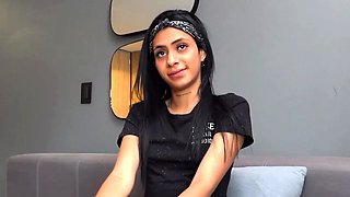 Skinny Black Latina Didn't Expect An Anal Casting