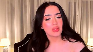 Chubby Brunette Big Boobs Dildo Masturbation