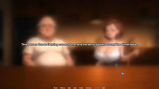 Grandpa Lesson! Taboo Hentai Game Ep.4 Grand Stepfather in Law Do Yoga with Her Instructor Ins Sexy Thigt Leggings!