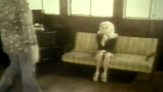 Vintage Cum Sluts Guzzle Loads in Retro Living Room Orgy