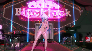 Mmd Mirror Flow Collapse Iron up&down Striptease Dress-up Nipple Clip Bunny Girl Black Silk Fishnet Costume Erotic Sweater Tig