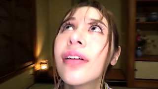 Amateur girlfriend gives blowjob and fucks pov