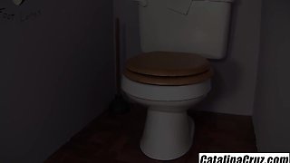 LICENSED TO DEEPTHROAT - Britney Young Gloryhole Teenie Gargles