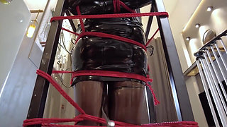 Mz32 - Bound Within a Metal Device, Reaching a Vibrating Climax.