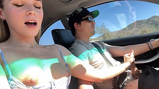 Real public sex, spread ass, tight pussy
