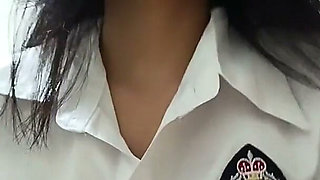 Can't Wait! Stepsister Drops Her Bags and Demands Sex After School