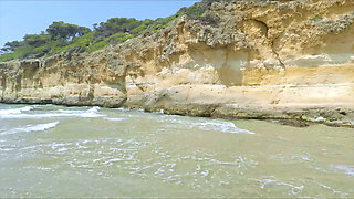 Naked Valentina Bianco Gets Hard Fuck on the Beach