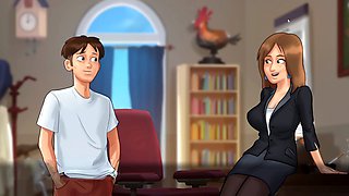 University, french teacher, summertime saga new