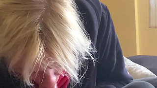 Spanish MILF Hot Wife Sucks and Sucks and Sucks Cock with Final Explosion