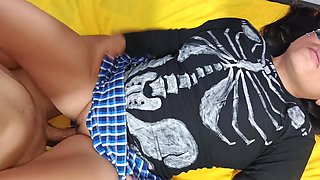 Halloween Eating The Pussy Of A Beautiful, Cunning Witch Who Predicts How To Fuck