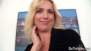 Blonde MILF Georgina Grey Rides BBC as Her Husband Watches