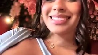 Chubby Brunette Big Boobs Dildo Masturbation