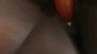 Stimulating My Clit with Wand Fucking My Pussy with Big Dildo