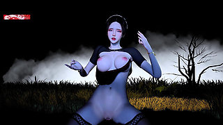 Beauty Glitched Goddess with Big Assets - 3D Animation Hentai