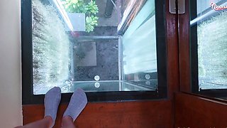 Emo teen on solo webcam masturbation