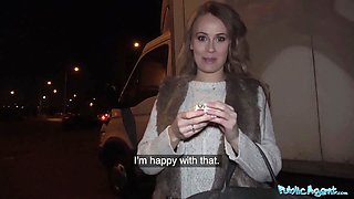 Public Agent Cheeky Brit Carmel Anderson gets a Pounding