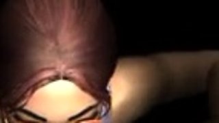 Lara footjob in void