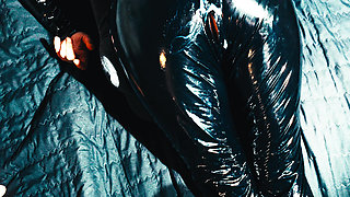 First He Fucks Me with a Dildo, Then He Penetrates Me with His Cock and Cums Profusely on My Suit