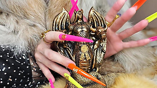 Worship My Extremely Long Neon Nails, Satan and Furs