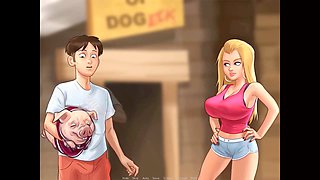 Summer saga: the hot trailer park girl makes her mark in the adult cartoon episode