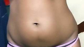 Desi Tamil Wife Renus Sexy Strips & Handjobs Boss Cum On Navel! Indianhotwifex