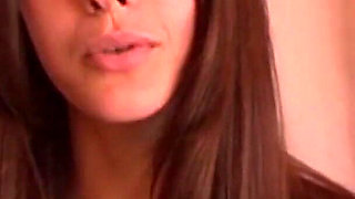 Very Cute Slim French Amateur Fucked on the Couch