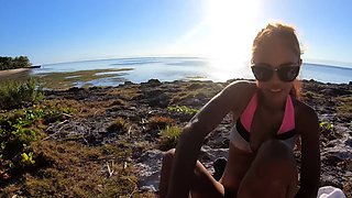 Public Beach Barebacking
