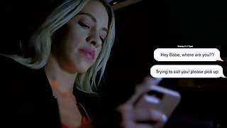 Blonde Babe Stretched Deep in Intense Interracial Encounter