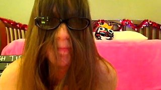 Busty brunette with big boobs rides cock