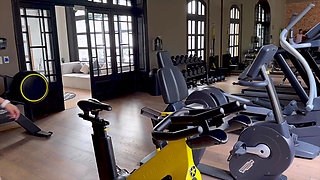 Blonde Gym Babe Has a Huge Ass and Huge Tits - Marian Franco