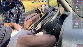 Ninosolos Public Car Blowjob