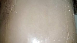 Playing In The Shower With Of Soap, Massaging My Big Tits And Playing With My Pussy