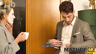 Watch Aged French Cougar Victoria Nova Pleasuring Herself in Seductive French Porn