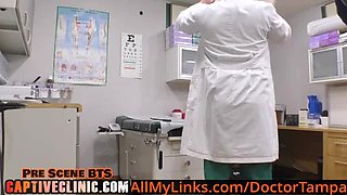 Daisy Bean: Tricked by Parents, Used as Plaything by Doctor Tampa & Nurse Aria Nicole at BondageClinic.com