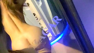 Teen blonde babe moist peach toy play and she loves it