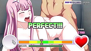 Cute Teen Zero Two Hot Pussy Creampie And Anal Sex - Anime Hentai Game - WaifuHub - #8